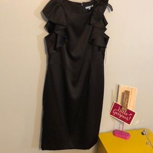 NWT Sleek black cocktail dress